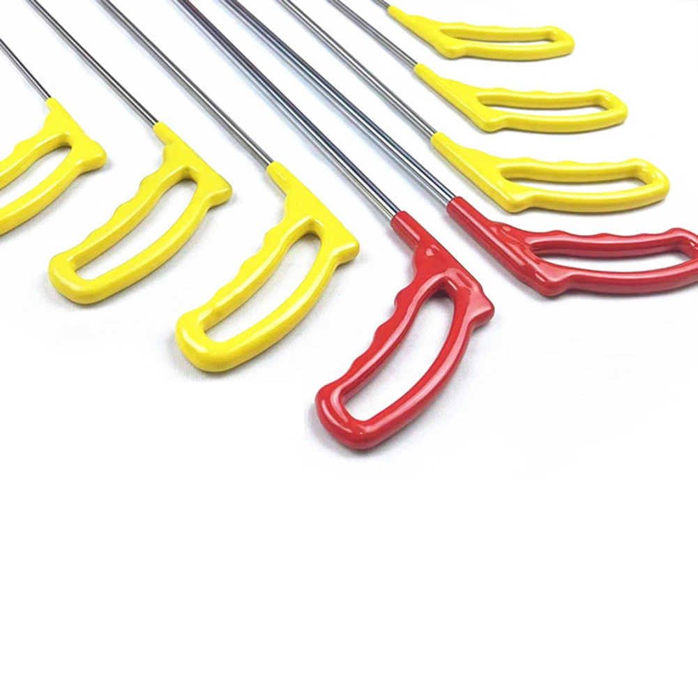 

Stainless Steel Dent Rods Paintless Dent Repair Kit Dent Hooks For Hail Damage Door Dings Car Dents (8 Pieces)