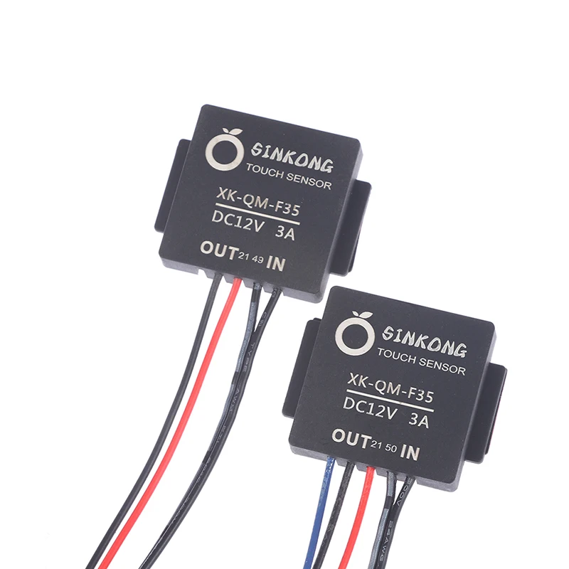 

1PC DC 12V 3A Mirror Switch Touch Cold Warm Bicolor Toggle Switch Sensor For LED Light Mirror Headlight