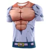 Zawaland Cosplay Goku T-shirt Tops For Man Tight Fitness Tees Sports Wear 3D Print Funny Short-Sleeved Outfits Tracksuit T-shirt 5