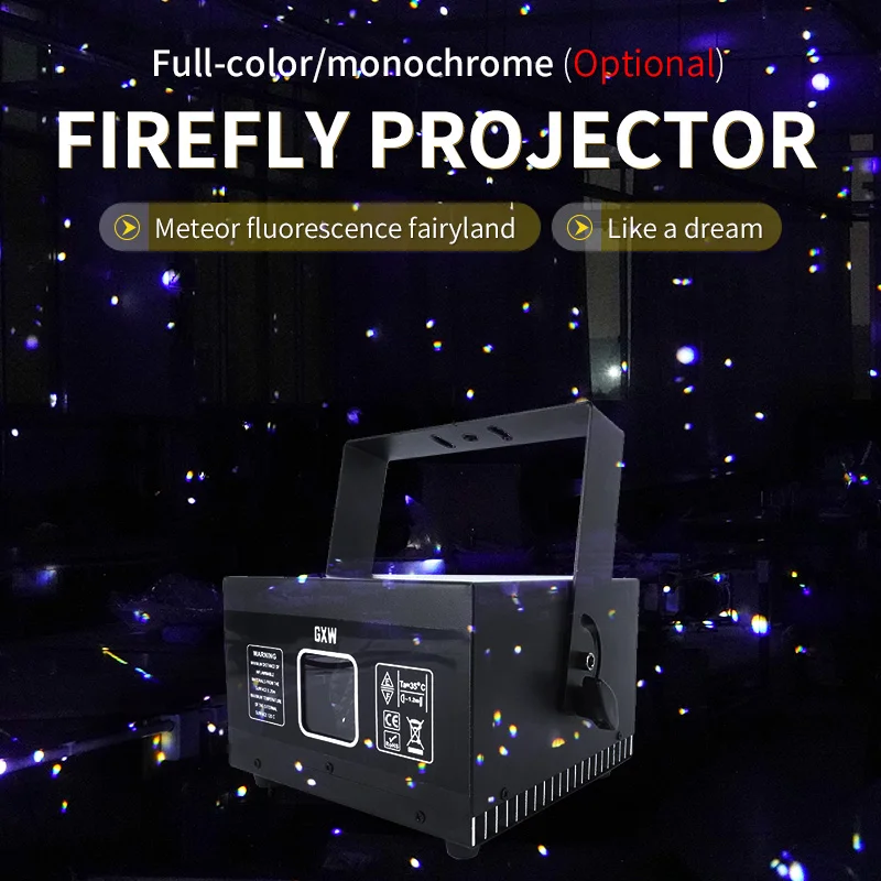 Firefly luz laser rgb luz laser ร prova dwaterproof รกgua projetor laser luz dj luzes de festa dmx galรกctico cรฉu estrelado luz para ao ar livre