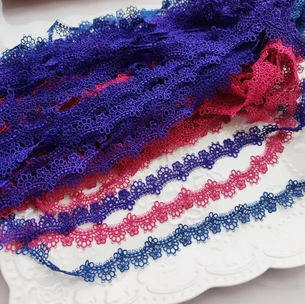 Lotus Stickerei Applikation - 63cm Lange Blumen Patches Zum Aufnähen Violett