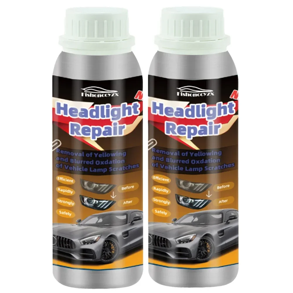 

Polish Headlight Chemical Polishing Kit Headlight Liquid 200ml Polymer Repair Fluid The Headlights Car Headlight Restoration Kit