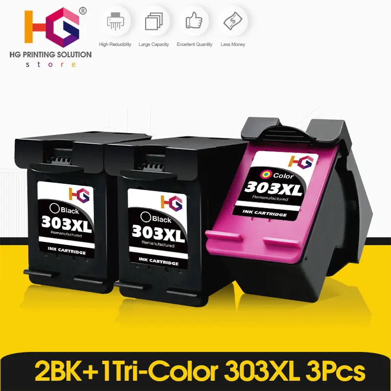 Alizeo Hp303 Rigenerata Cartuccia Di Inchiostro Compatibile Per Hp 303 Xl 303Xl Envy 7820 7822 7830 7158 7132 7120 7164 Stampante