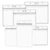 1pcs Waterproof Transparent Card Holder Plastic Id Card Badge Holders Case To Protect Credit Cards Card Protector Cardholder 1
