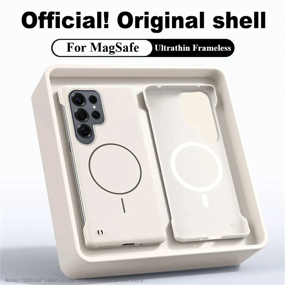 Ultrathin Frameless Magnetic Phone Case with Matte Finish