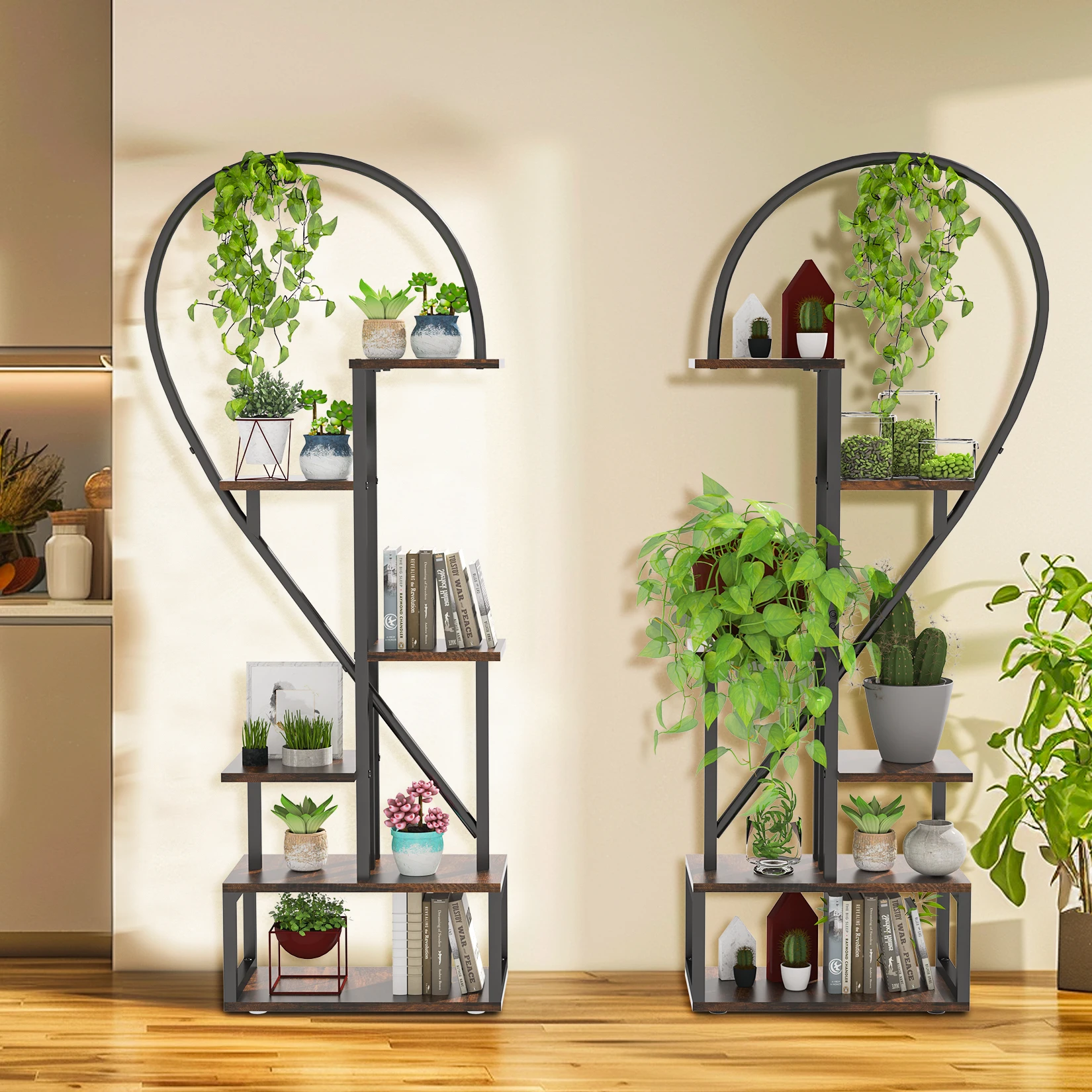47" Hanging Plant Stand - Metal Plant Hanger For Indoor Plants, Balcony & Living Room
