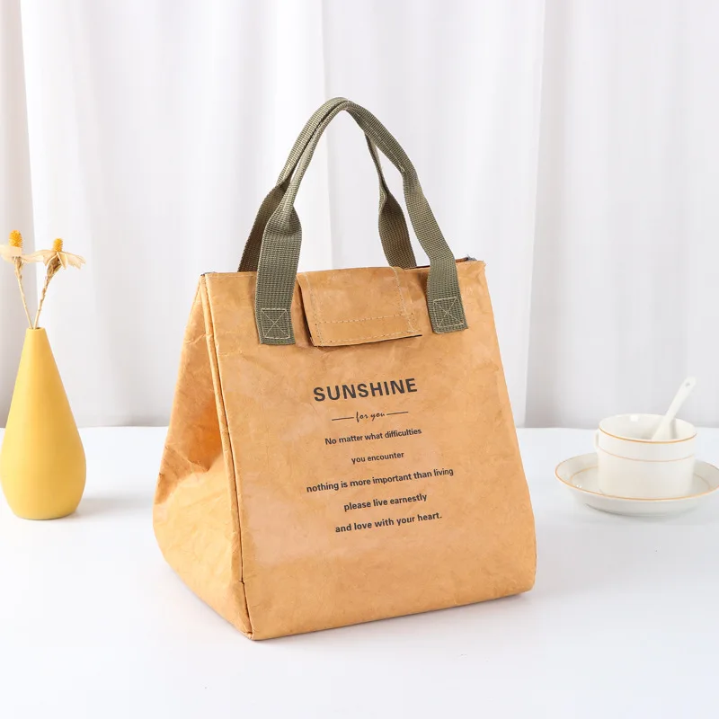 Waterproof Insulated Paper Lunch Bag – Extended and Thickened Aluminum Foil Lining, Jap... - SKU IPLB1807 - UGI Packaging