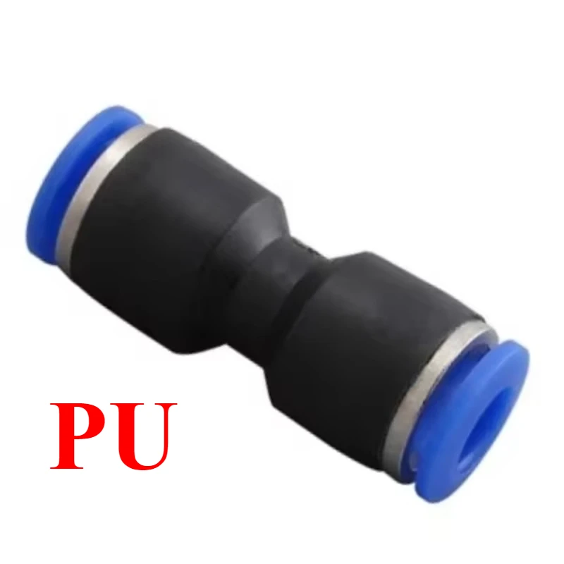 36-Pc Air Hose Fitting Kit - 1/4", 3/8", 1/2" Quick Connect Push-to-Fit For Pneumatic Tools