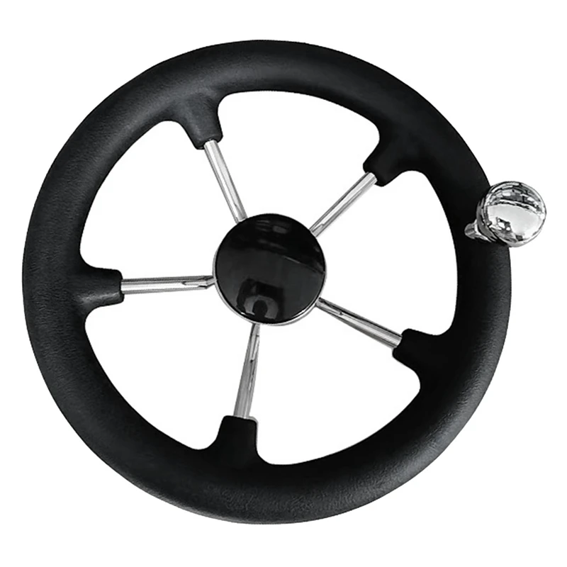 

Marine 11 Inch Stainless Steel 5 Spoke Steering Wheel Heavy Duty Marine Boat Marine Replacement Parts Fit For Marine Yacht