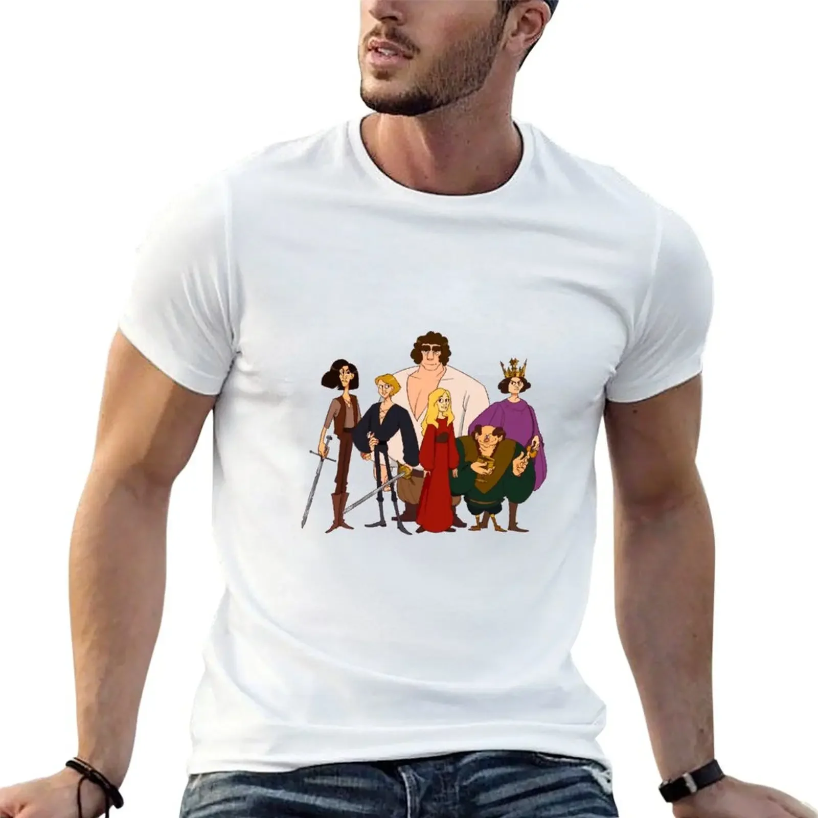 

Princess Bride T-shirt plus size tops anime clothes mens graphic t-shirts funny