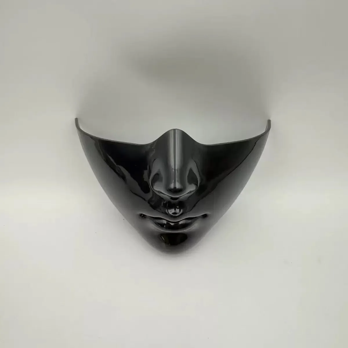 Maschera Umana Mezza Faccia Liscia, Maschera per Cosplay di Halloween, Accessorio Decorativo per Feste e Balli in Maschera - immagine 6