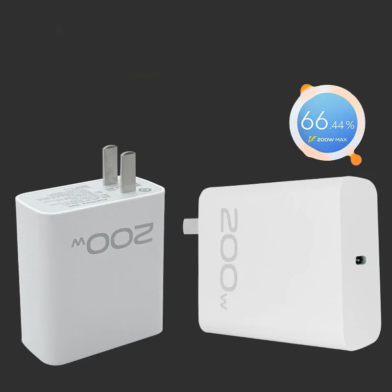 200W GaN Super Flash Charger for Vivo iQoo 10 Pro 10 9T 9 Pro 8