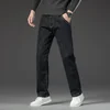 Stretch Fleece Thick Warm Loose Straight Leg Jeans Autumn and Winter Men Plus Size Cargo Hosen Frauen 2