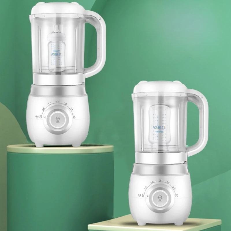 Easy to operate infant supplementary food machine, steam diversion design, cooking and mixing machine, environmental protection 6