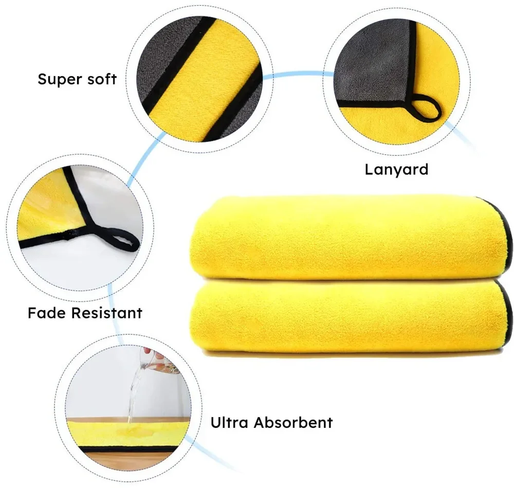 Bath Towel Pet Bath Towel Absorbent Towels for Dogs Cats Fashion Bath Towel Nano Fiber Quick-drying Bath Towel Car Wiping Cloth Pet Supplies