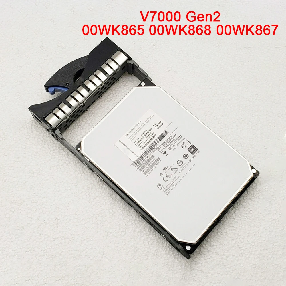 

For IBM V7000 Gen2 00WK865 00WK868 00WK867 8T 7.2K SAS 3.5" Hard Disk