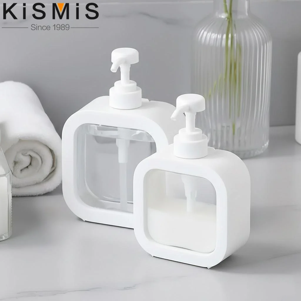 Portable Pump Dispenser for Liquid Essentials: Shampoo, Sanitizer, Lotion, and More