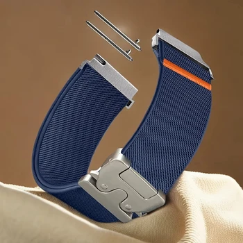 1/2PCS 20mm 22mm Parachute Straps for Samsung Galaxy Watch 7 6 5 4 40mm 44mm 6Classic 47mm Nylon Band for Huawei Watch GT5 Pro 4