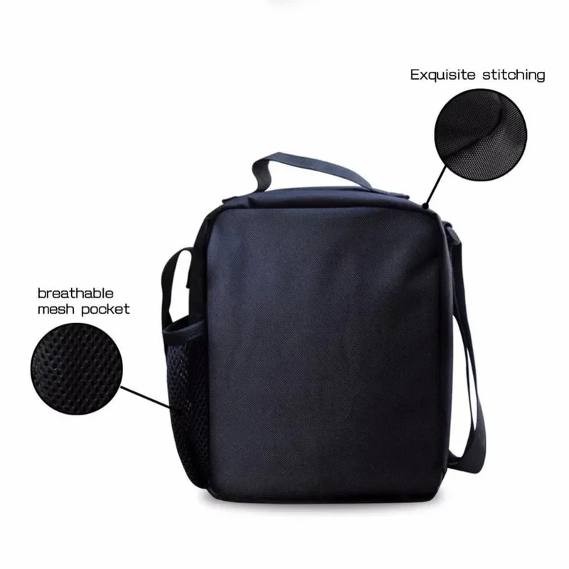 Dragon Ball Super Son Goku Student Lunch Bags Cartoon Printing Insulated Bento Bags Portable Thermal Bag Ice Pack Aluminum Foil Cartoon Lunch Bags