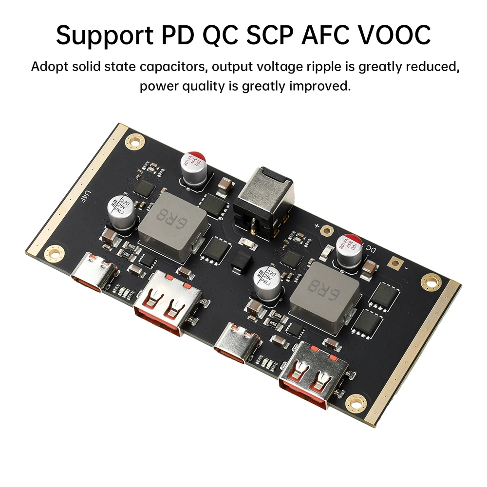 Módulo de carga PD65W Protección de placa de carga rápida PD3.1 QC3.0 SCP FCP BC1.2 PPS | Bodega