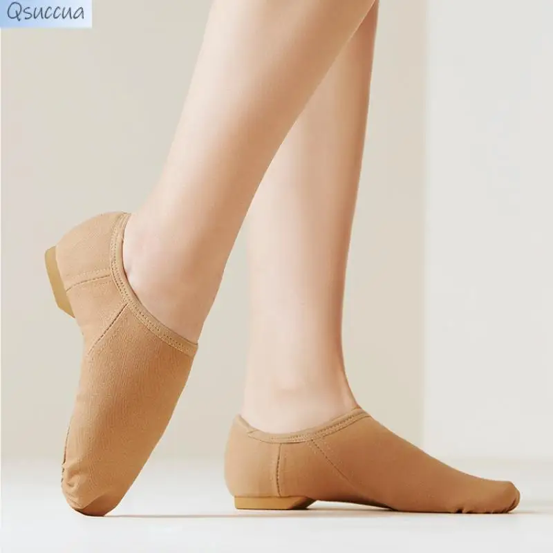 

Women's Ballet Shoes Elastic Cloth Soft Sole Jazz Danceshoes Classical Yoga Training Shoes Women's Soft Sole Shaped Shoes