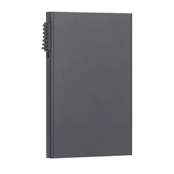 Sleek RFID-Blocking Aluminum Cardholder Wallet (Black)
