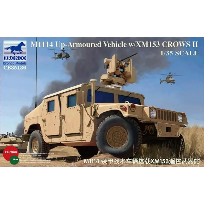 

Бронированный автомобиль Bronco CB35136 1/35 M1114 w/XM153 CROWS II