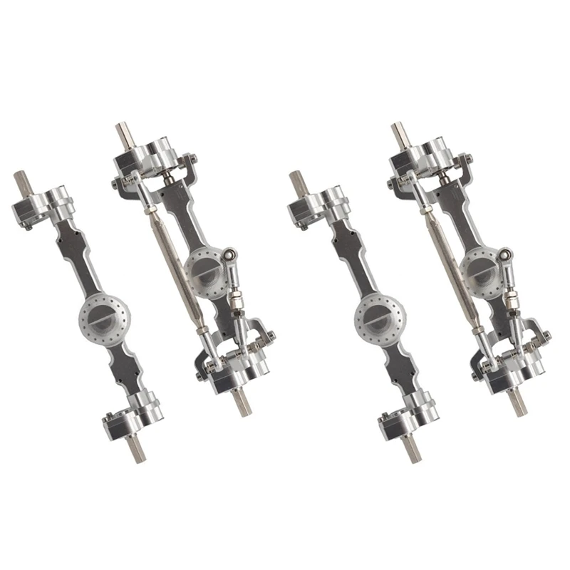 

2X полностью металлическая передняя и задняя портальная ось для MN D90 MN-90 MN96 MN98 MN99S MN45 1/12 обновленные детали для радиоуправляемых автомобилей, аксессуары, B