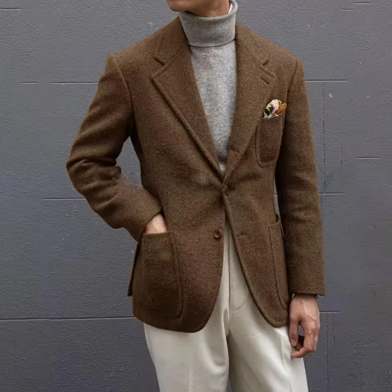 Blazer en tweed pour homme