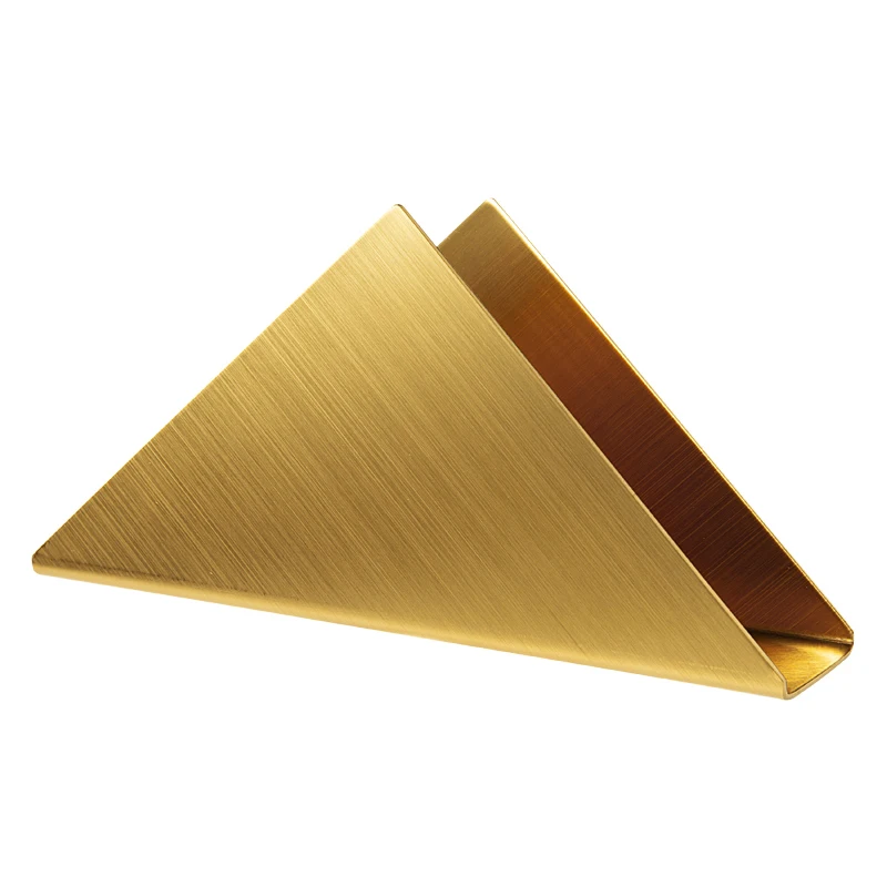Creative Fashion Stainless Steel Tissue Box Restaurant Hotel KTV Coffee Shop Bar Business Desktop Metal Tissue Rack