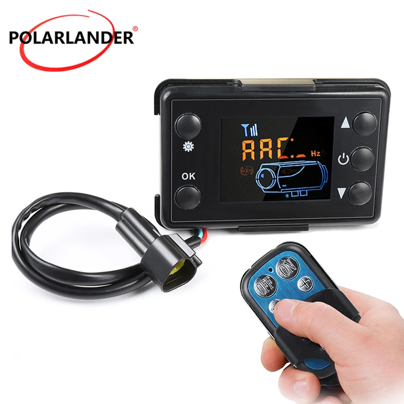 

12V/24V LCD Monitor Switch+Remote Control Air Heater Parking Heater Accessories For Car Track Diesels