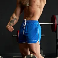 2025 YA men's shorts fine mesh quick-drying breathable printed casual shorts outdoor running training beach pants 2