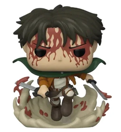 thumbnail image 4 of Figura de vinilo Funko pop Attack On Titan de la serie Battle Levi n.° 1169, modelo de juguetes para regalar, novedad de 2024, 4 of 5