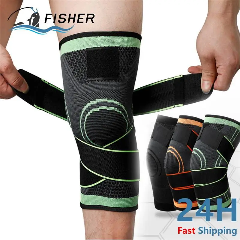 Knee Pads Knitted Nylon Sports Knee Pad Riding Protective Gear Running