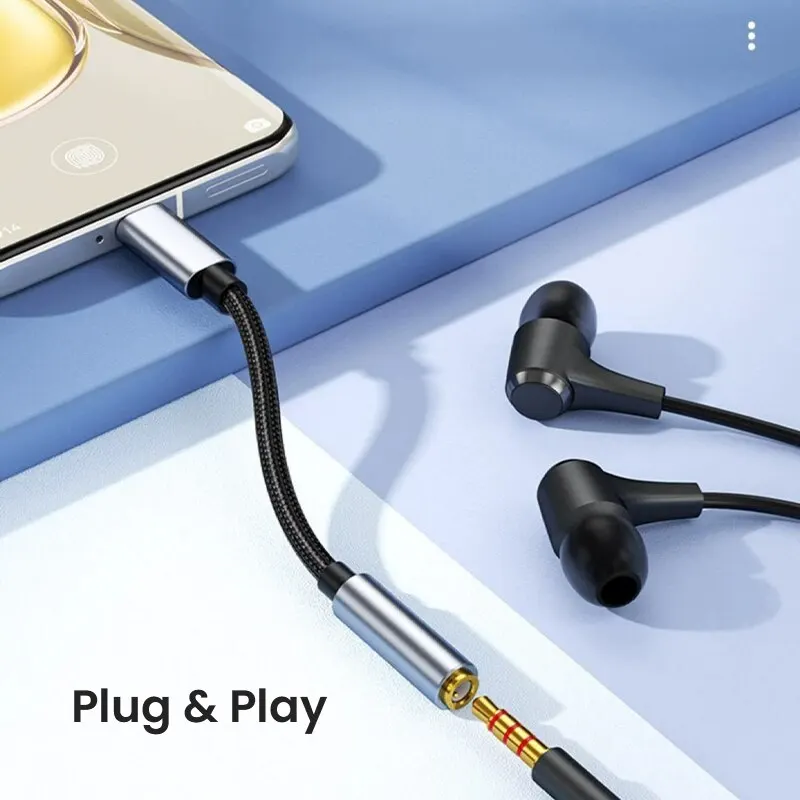 NIERBO USB C 3.5mm    , Ÿ C Aux   , Ｚ  е  ȼ