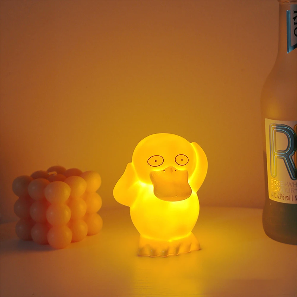 Cute Anime Duck/Turtle/Dragon Lamp PVC Night Light For Kids Children Bedroom Decoration Home Children\'s Toy Gift Christmas Gift