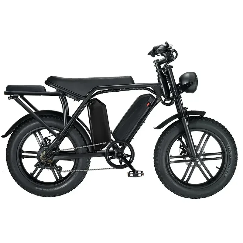 Electric Bicycle Ouxi-V8 Adult Fat Tire E-bike 48V 50km 1000W Off Road City US Warehouse