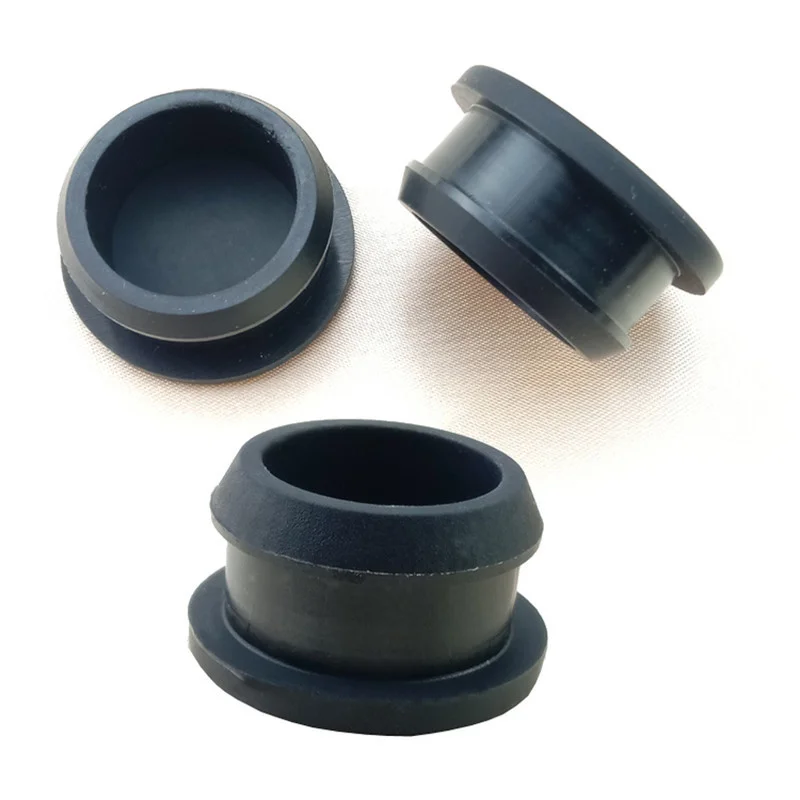 

Black Silicone Rubber Hole Caps 34.6mm 36.6mm 38.6mm T Type Plug Cover Snap-on Gasket Blanking End Caps Seal Stopper