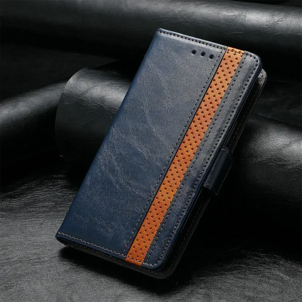 Luxury RFID Leather Wallet Book Case - Flip Cover