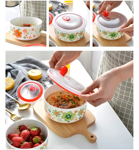 6 Inch, Bone China, Ceramic Rice Bowl, Lunch Box For Kids, Food Contain,  For Buffet And Party Dessert Serving, Microwave Safe - Lunch Box -  AliExpress