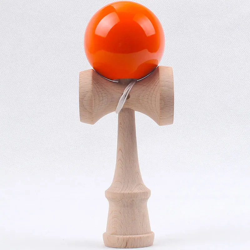 Description Picture 4 of itemKendama Toy Painted Outdoor Fitness Balls Train Agility Eye-hand Coordination Children Adults Outdoor Juggling Game Sports Ball