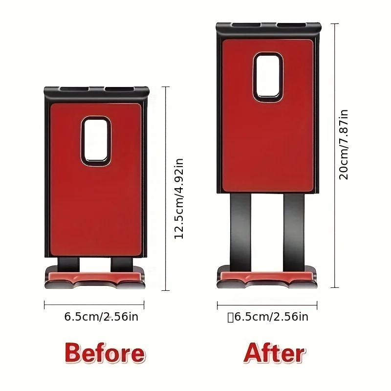 Universal Dashboard Car Mount for Tablets/Phones - Adjustable 4-11"" Suction Holder for Enhanced GPS Navigation