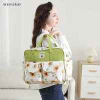 Insular Mummy Large Capacity Diaper Stroller Bag Waterproof Outdoor Travel Diaper Maternity Bag Baby Nappy Travel Changing Bags 2