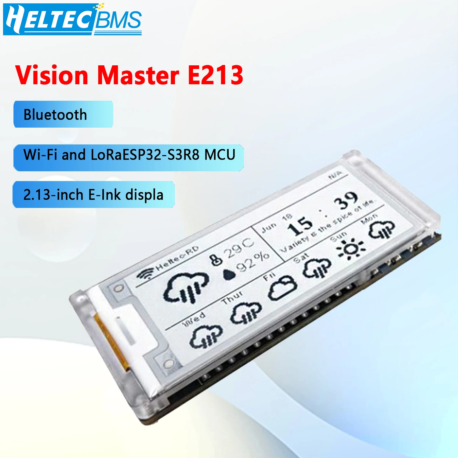 E-Ink development kit Vision Master E213 Meshtastic Arduino ESP32 ...