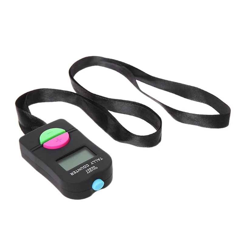 

Digital Hand Tally Counter Electronic Manual Clicker Golf Gym Hand Held Counter