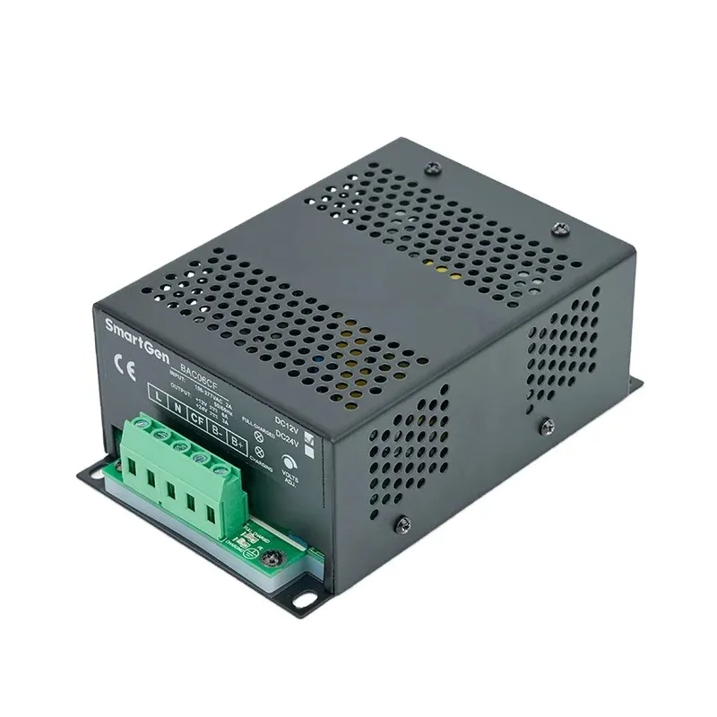 

Зарядное устройство для аккумулятора Горячая Распродажа BAC06A Smartgen, генератор с автоматическим переключателем, плавающее зарядное устройство 12 в 24 В для генератора