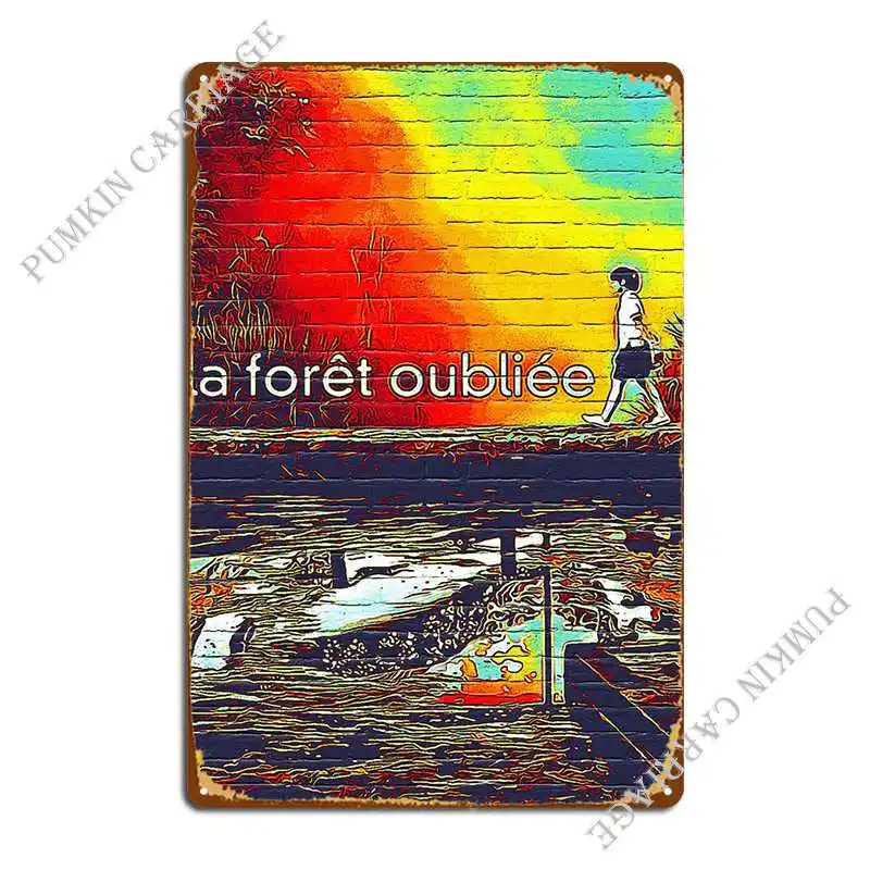 

The Buried Forest Metal Plaque Garage Wall Decor Rusty Cinema Custom Tin Sign Poster