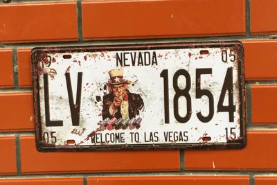 

License plateVintage Decor Retro Car License Plate Garage Cafe Bar Pub Car Number Signs Motor Oil Decorative