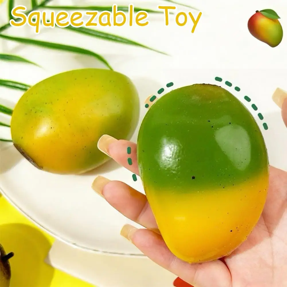 Soft Mango Squishy Toy