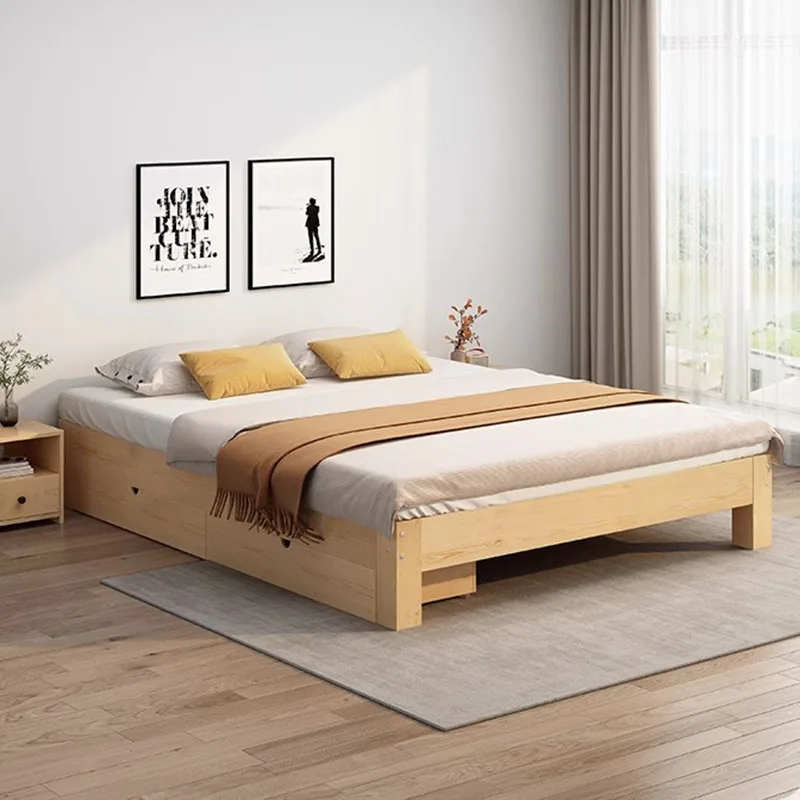 Doll Loft Tatami Nordic Hotel Queen Daybed In Legno Storage Modern Sex Lazy Safe Platform Toys Bed Camping Bett Home Furniture